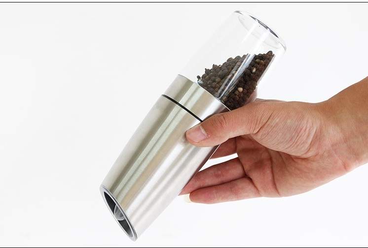 Automatic Electric Gravity Induction Salt and Pepper Grinder – carnuoc