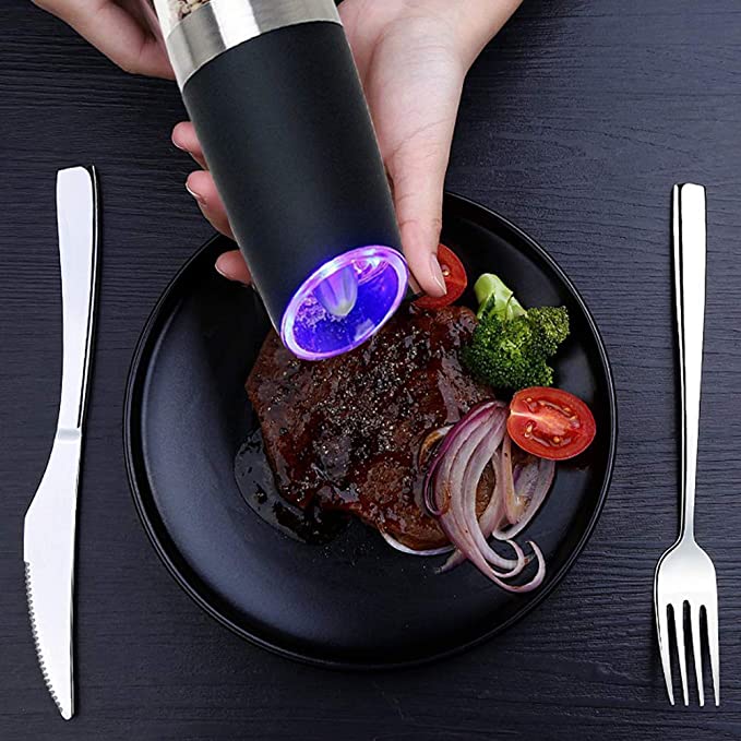  Automatic Electric Gravity Induction Salt and Pepper