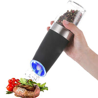 Electric Stainless Steel Automatic Gravity Induction Salt and Pepper Grinder