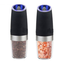 Electric Stainless Steel Automatic Gravity Induction Salt and Pepper Grinder